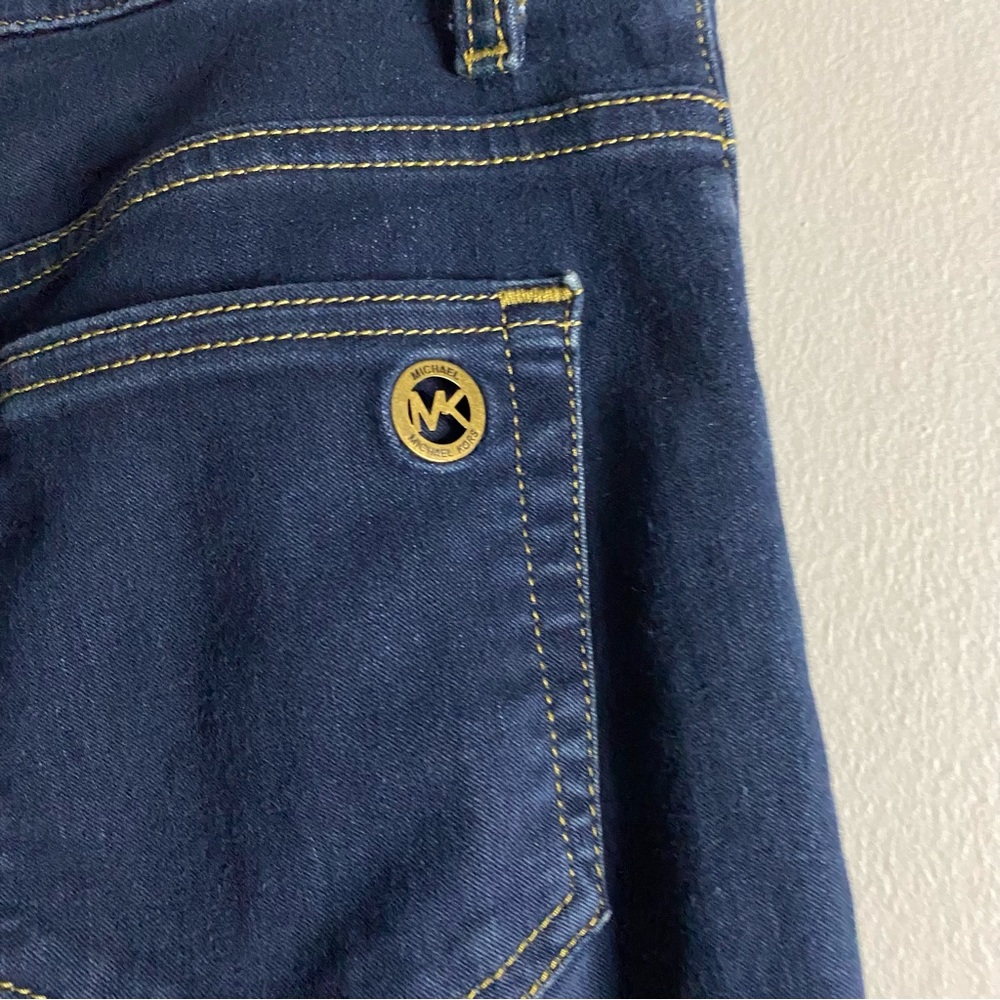 Michael Kors Women's Medium Indigo Izzy Skinny Ankle Jeans - Picture 7 of 9
